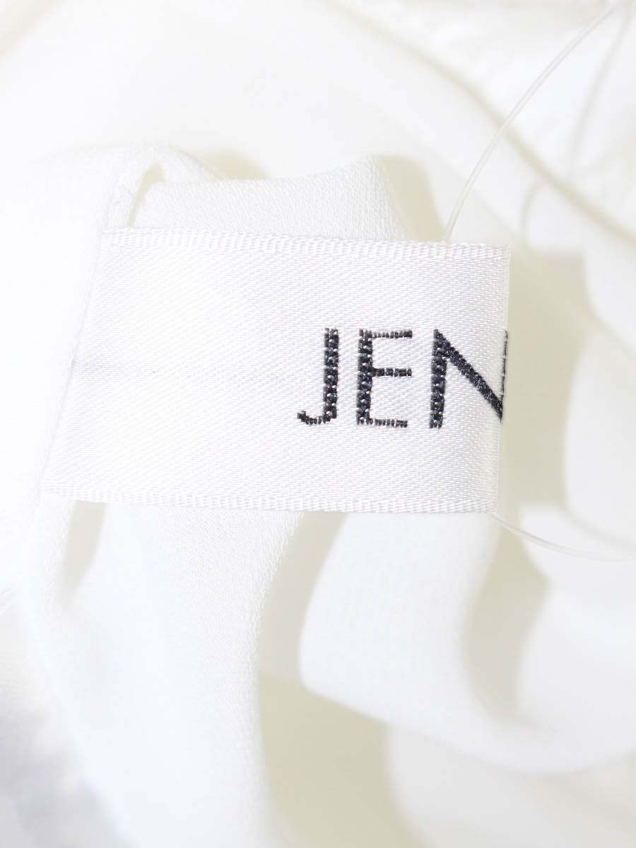 ジェンヌ ボリュームスリーブブラウス 022ss-tp05b シャツ S ホワイト パール IT308JWV0620 【SALE】