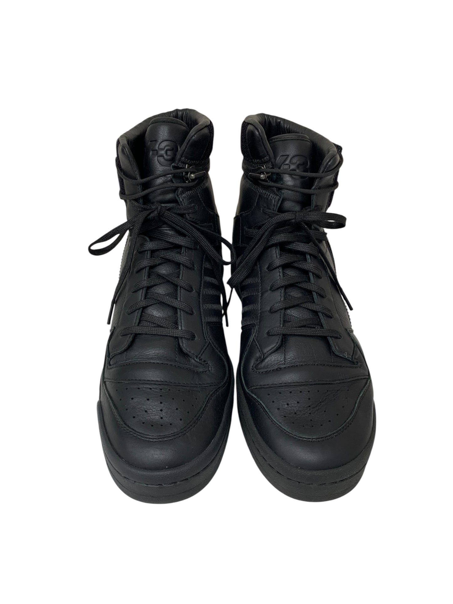 アディダス Y-3 フォーラム ハイ GZ8795 スニーカー 295 ブラック Y-3コラボ サイドジップ ITZI79Q67VJQ