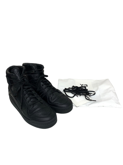 アディダス Y-3 フォーラム ハイ GZ8795 スニーカー 295 ブラック Y-3コラボ サイドジップ ITZI79Q67VJQ