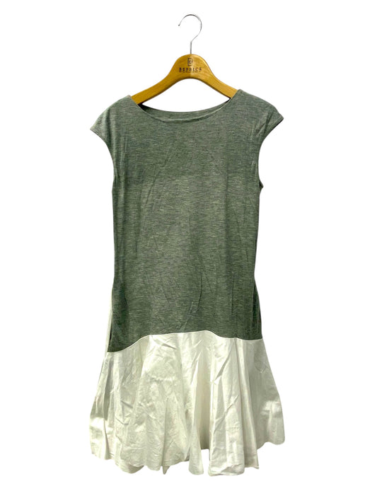 フォクシーニューヨーク collection COMBO JERSEY DRESS 34318 ワンピース 38 ホワイト フレア IT8UHH027J02