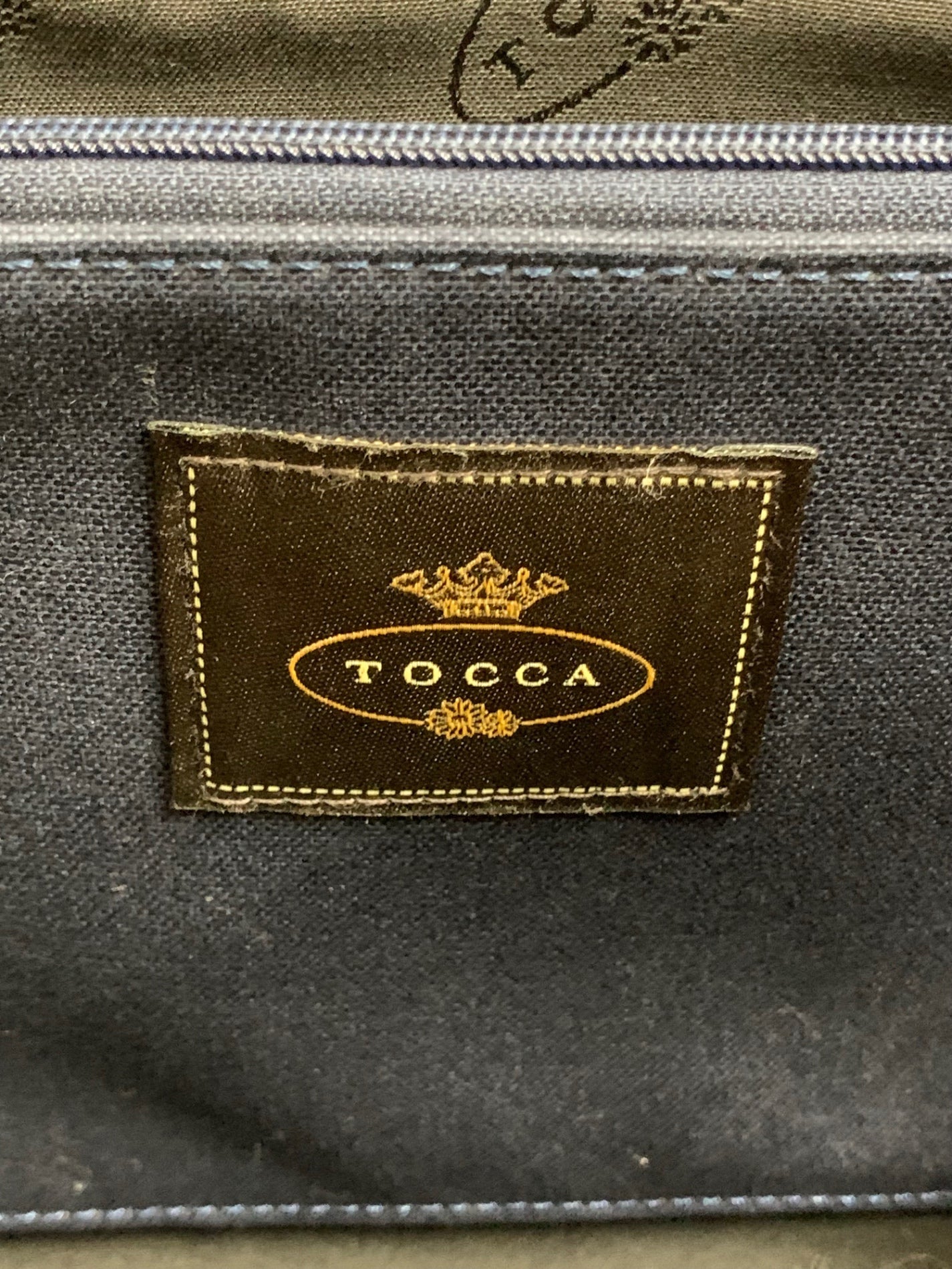 トッカ バッグ ネイビー キャンバス IT8UE3CQAPV4