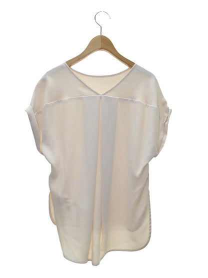 アダムエロペ GAH-0656-A 38 ベージュ フレンチスリーブ ブラウス ITU1UMBY3JG8