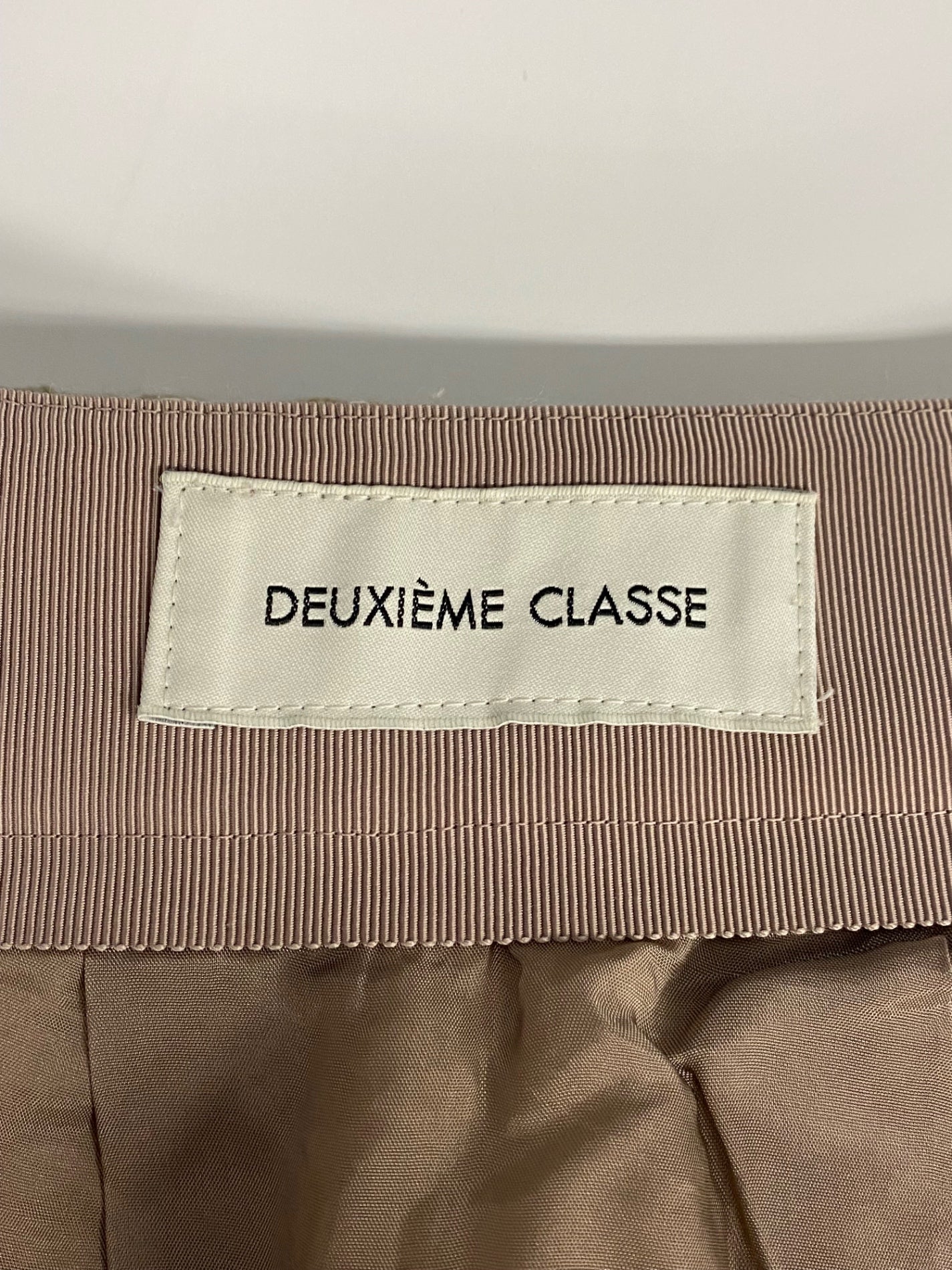 ドゥーズィエムクラス 11-060-500-2240-3-0 スカート 36 グレージュ 刺繍 フラワーモチーフ IT3DWHKJ2C7W 【SALE】