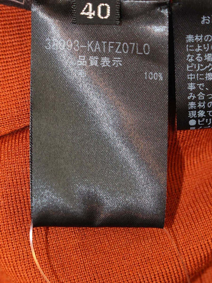 フォクシーブティック ニットトップ ドヌーヴ 38993 セーター 40 テラコッタオレンジ タートル ITH7Q2Y50HKG