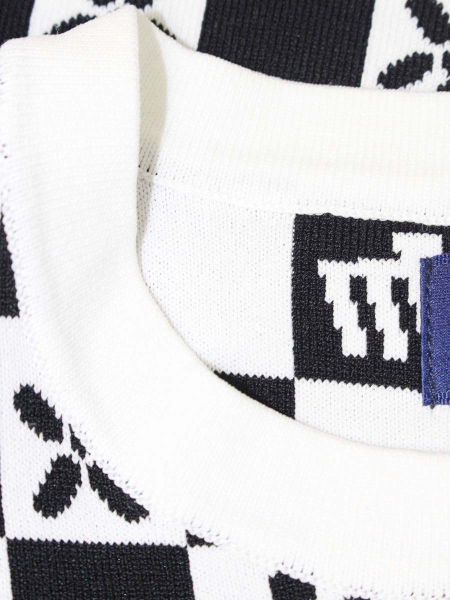 エムズグレイシー Monogram Cardigan 818529 カーディガン 40 ブラック ITDM5NOTY5IS