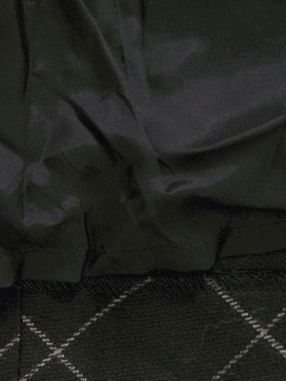 エムズグレイシー 011704 ワンピース 36 ブラック ウール混 リボン ITGVIDD2Y53C