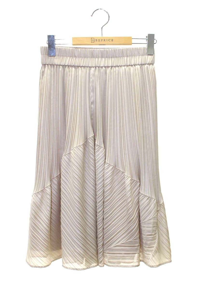 トゥービーシック UFF48-834-40 スカート 40 ベージュ プリーツ ITXHHOHH3KW0 【SALE】