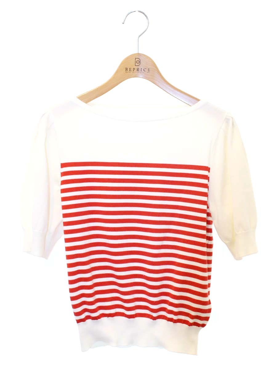 フォクシーブティック Knit Top Candy Stick 42123 ニット 38 レッド IT3UBD7QYDWQ