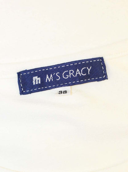 エムズグレイシー 225534 Tシャツ カットソー 38 アイボリー 人物モチーフ ITI5S905J1F6