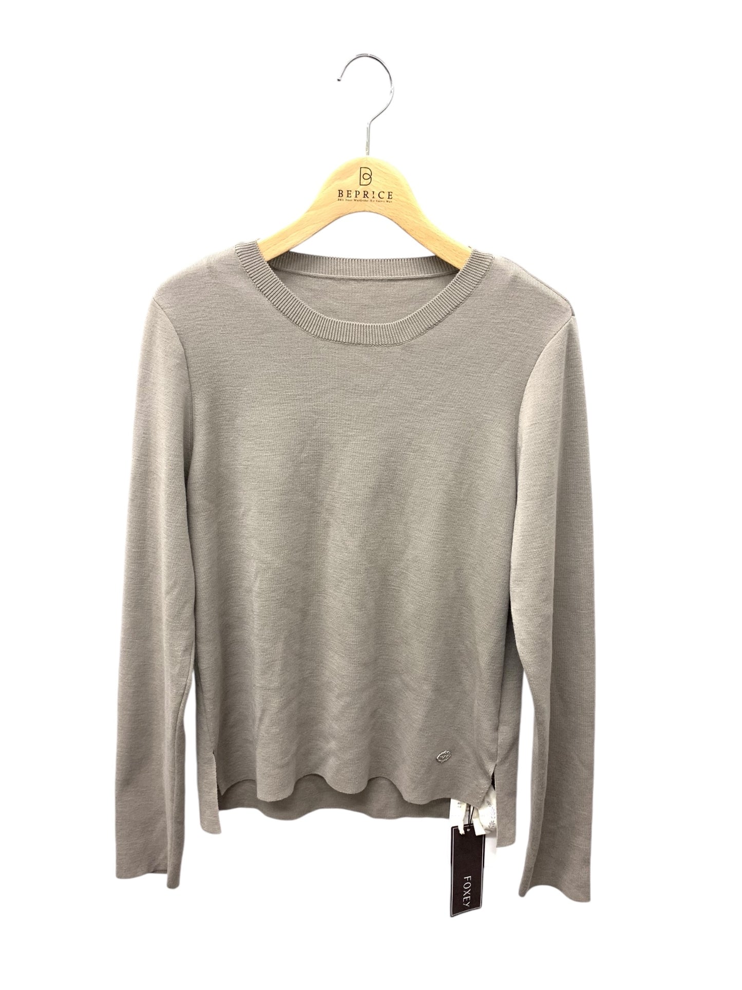 フォクシーブティック Knit Tops 36301 ニットセーター 42 ブラウン 長袖 ITJRN7AS8PHK