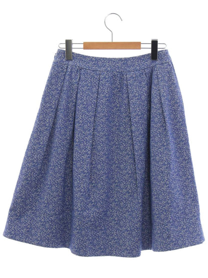 トゥービーシック W5S10-326-24 スカート 38 ブルー タックフレア ITRNALQDATVY