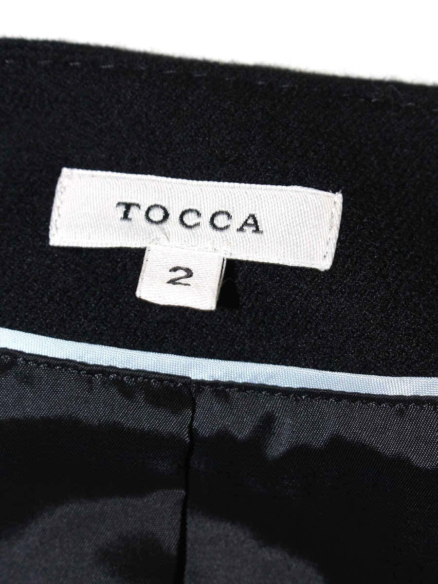 トッカ JKTOHW0400 ジャケット 2 ブラック ノーカラー ITZKHF6WHQIS 【SALE】