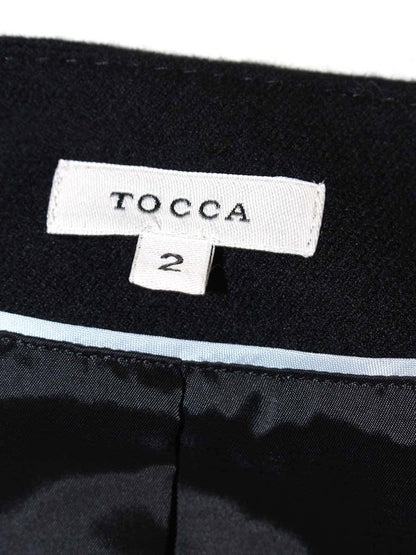 トッカ JKTOHW0400 ジャケット 2 ブラック ノーカラー ITZKHF6WHQIS 【SALE】