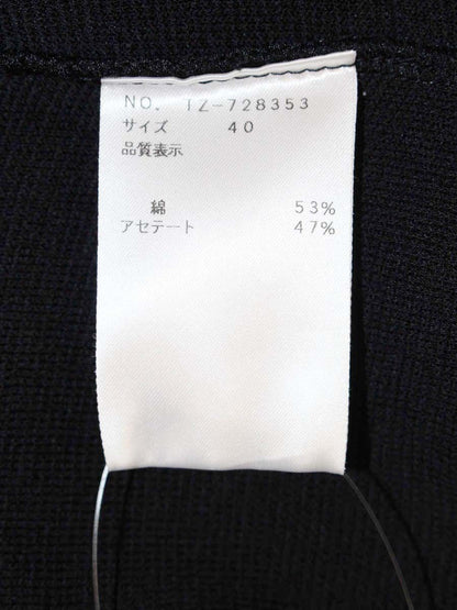 エムズグレイシー 728353 カーディガン 40 ブラック ボレロ ITRFUOLIPK5M