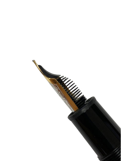 モンブラン 万年筆 マイスターシュテュック 147 トラベラー ブラック F 14K ITY871MS6YGO