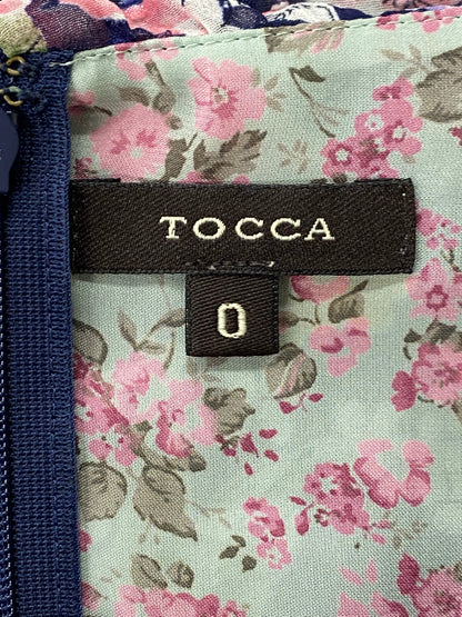 トッカ OPTOCM0220 ワンピース 0 ネイビー フラワープリント ITK3Q1UVVDEW