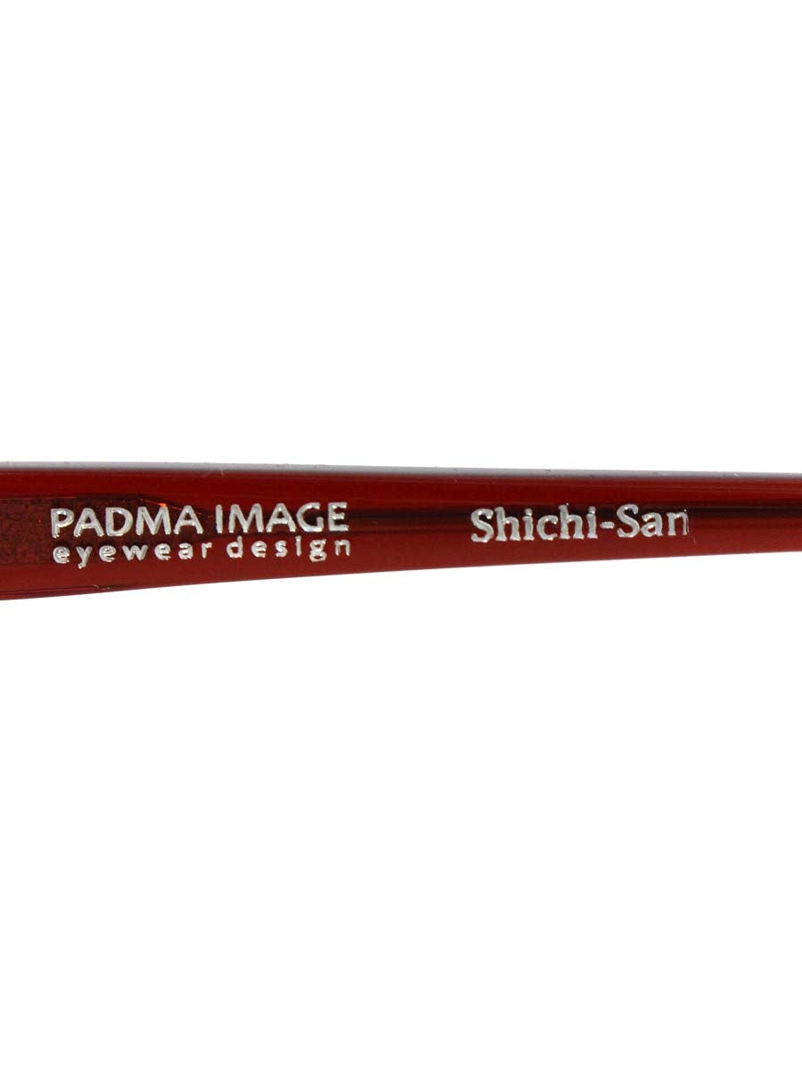 パドマイメージ Shichisan メガネ レッド/ブルー セルフレーム フルリム ボストン IT59H98HH076 【SALE】