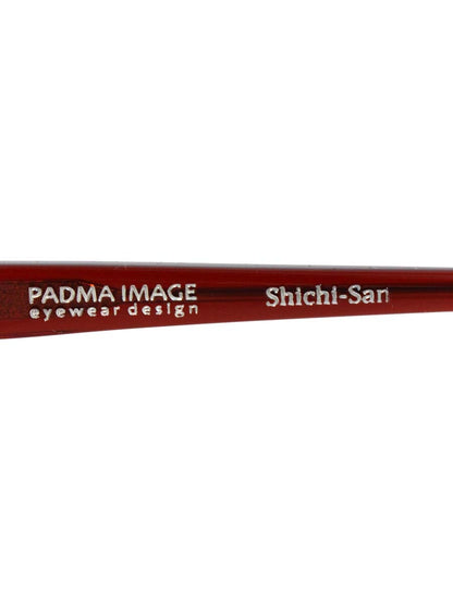 パドマイメージ Shichisan メガネ レッド/ブルー セルフレーム フルリム ボストン IT59H98HH076 【SALE】