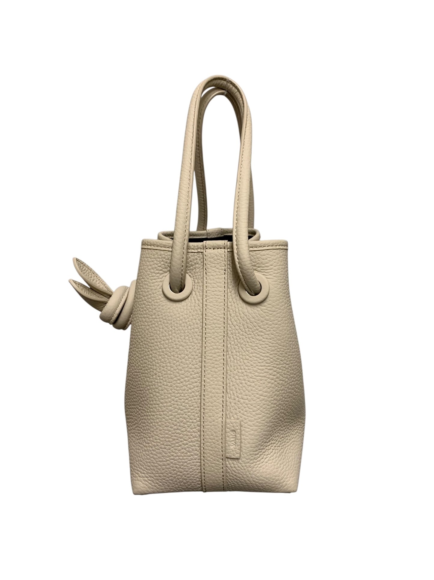 ヴァジック BOND BAG ハンドバッグ ベージュ 巾着 レザー IT70MV9GQQFD