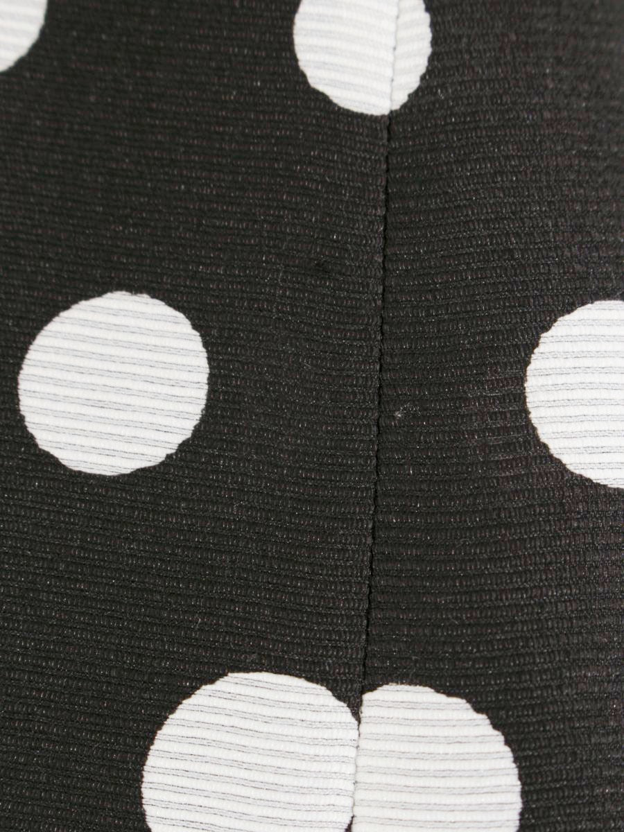 エムズグレイシー 217316 スカート 38 ブラック ドット ウエストゴム IT3ZX8FSBTDM