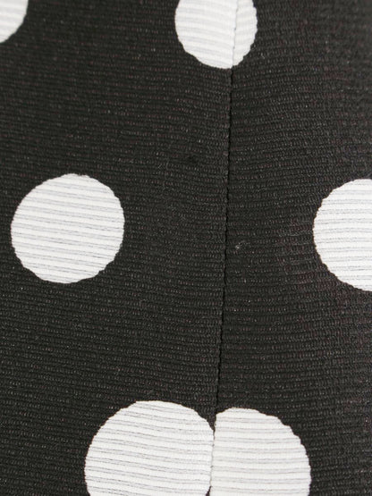 エムズグレイシー 217316 スカート 38 ブラック ドット ウエストゴム IT3ZX8FSBTDM