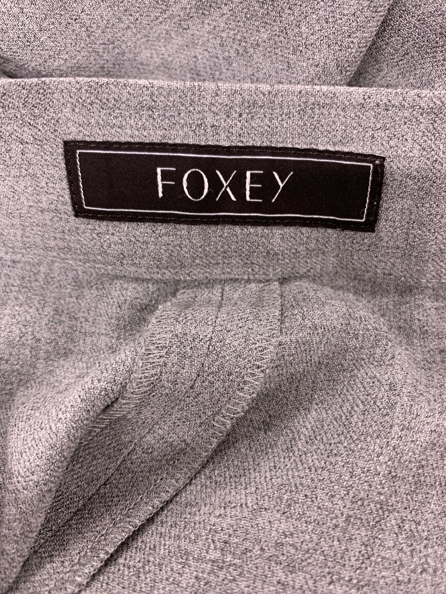 フォクシーブティック Washable Wide Pants 41541 パンツ 38 グレー ITRF92FXFH8R