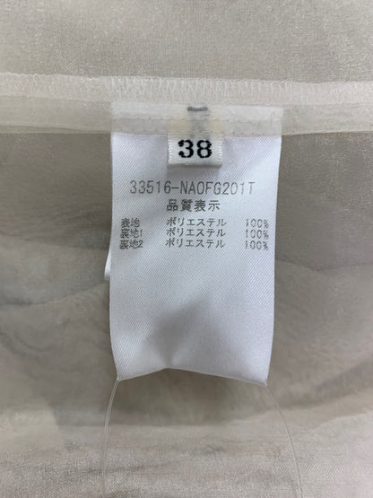 フォクシーニューヨーク リネンフェイス 33516 ワンピース 38 ベージュ ITUNU3CJK41Z