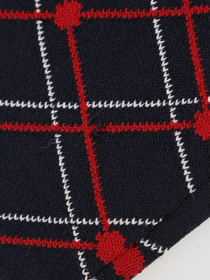 トゥービーシック W5J08ー441-28 ワンピース 40 ネイビー/レッド ニット ITSOOF0LTUII