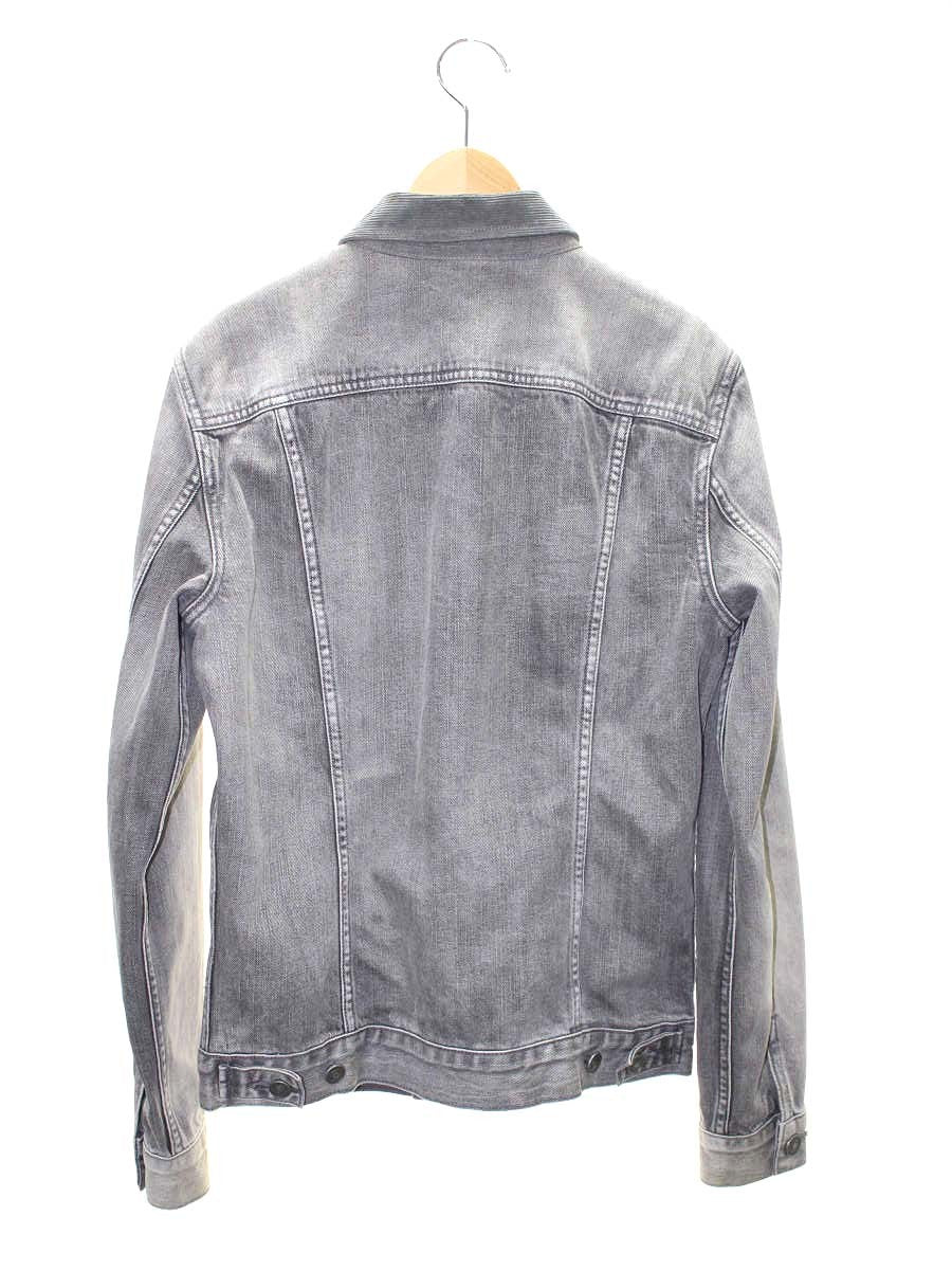 オールセインツ 193005R デニムジャケット XS グレー ダメージ加工