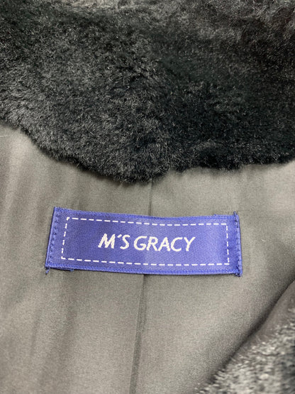 エムズグレイシー 396508 コート F ブラック エコファー ITSMV78MZLAW