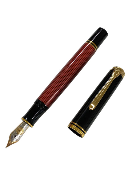 ペリカン 万年筆 スーベレーン M800 レッド /ボルドー M 18C ITN7LFQGJR0H