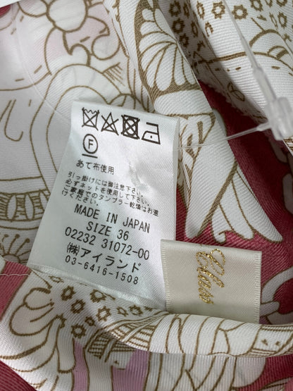 グレースクラス スカーフプリントシャツドレス 0223231072 36 ピンク ITOLT5TVE2ZU