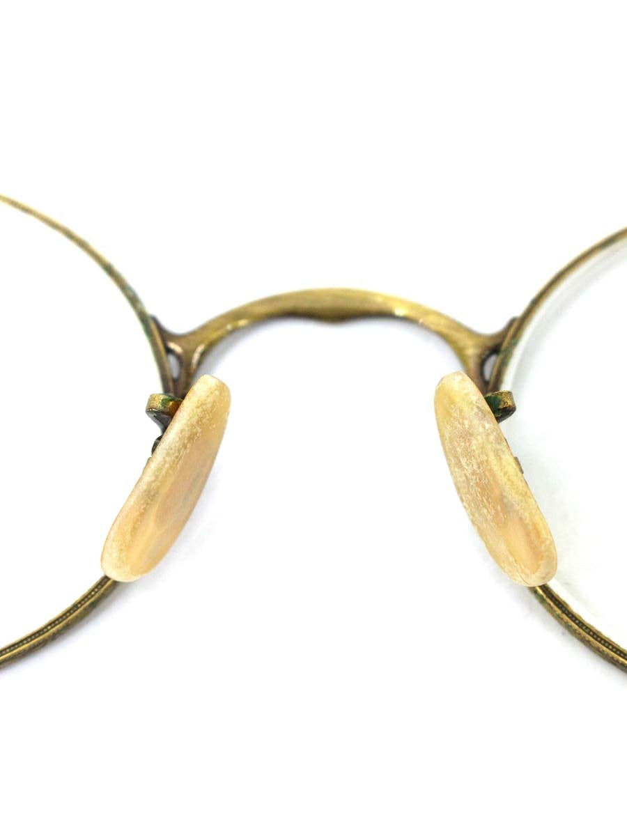 オリバーピープルズ OP-5 OV メガネ ゴールド メタルフレーム フルリム ラウンド 1990's (生産：オプテックジャパン期) ITBOU6ANKHJ0 【SALE】