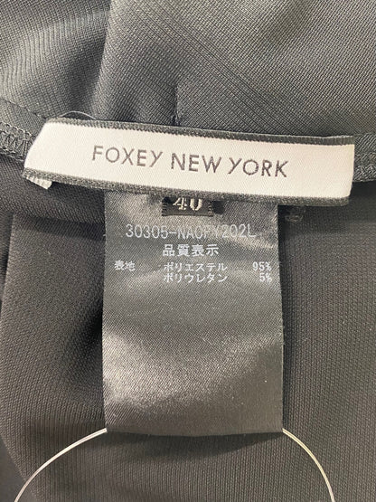 フォクシーニューヨーク ドレス スウィングフレア 30305 ワンピース 40 ブラック ITY97MNKKOER