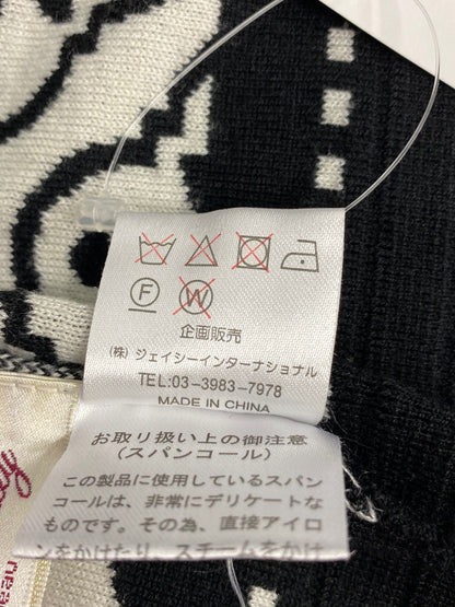 スーパービューティー ワンピース 42 ブラック ニット パール ラインストーン IT489A5JV8F4