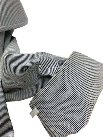 エムズグレイシー ストライプテーラードジャケット 514305 38 ブルー ITT6OVKXI4X6