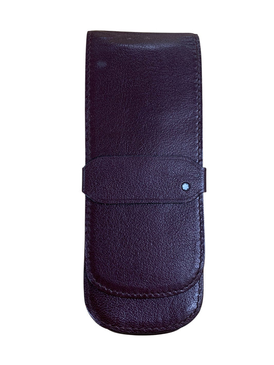 モンブラン ペンケース 2本差し マイスターシュテュック 本革 ボルドー ITK7ECIY2TF0 【SALE】