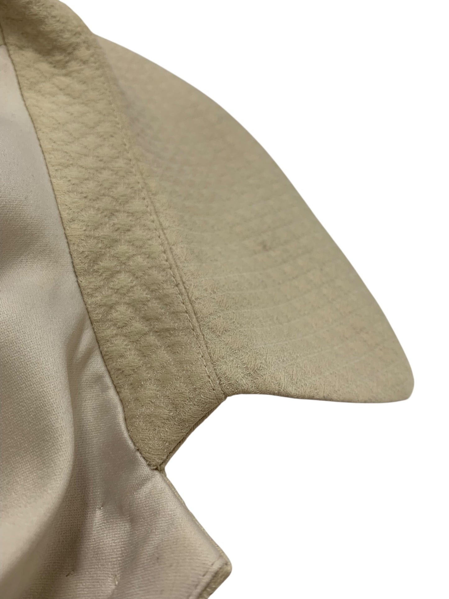 エムズグレイシー 511120 花ボタン付き正統派ワンピース 38 ベージュ グログランリボン ITBYX9WJYV88 【SALE】