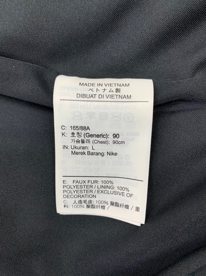 ナイキ AS W NSW JKT FAUX FUR SWSH DO3792-010 ジャケット L ブラック スウッシュ フェイクファー IT69H1VHPMHC