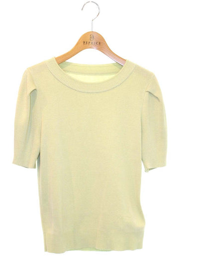 フォクシーブティック Knit Top Vera 43438 ニット 38 グリーン ITBOI6ISK7HC