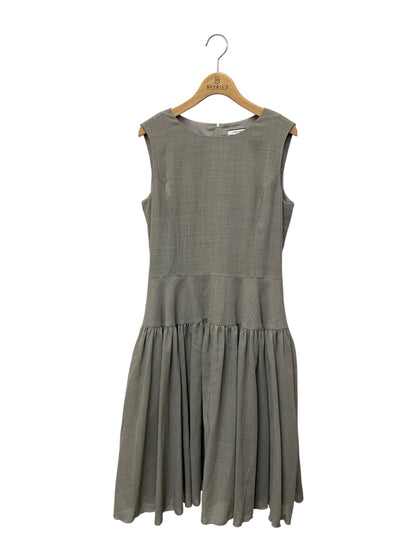フォクシーニューヨーク GATHER FLARE DRESS 38782 ワンピース 40 グレー IT2ZOFE63EDS
