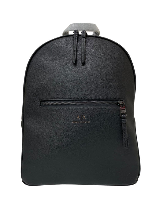 アルマーニエクスチェンジ 952387 CC830 ブラック AXロゴ フェイクレザー バックパック ITIW87IUJNUO