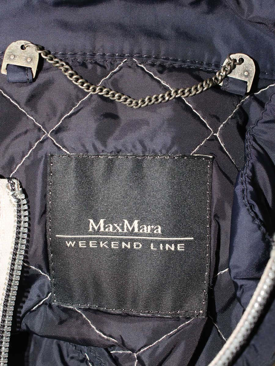 ウィークエンドマックスマーラ 51510117 ジップアップベスト 38 ベージュ キルティング IT6W20CM3W1C