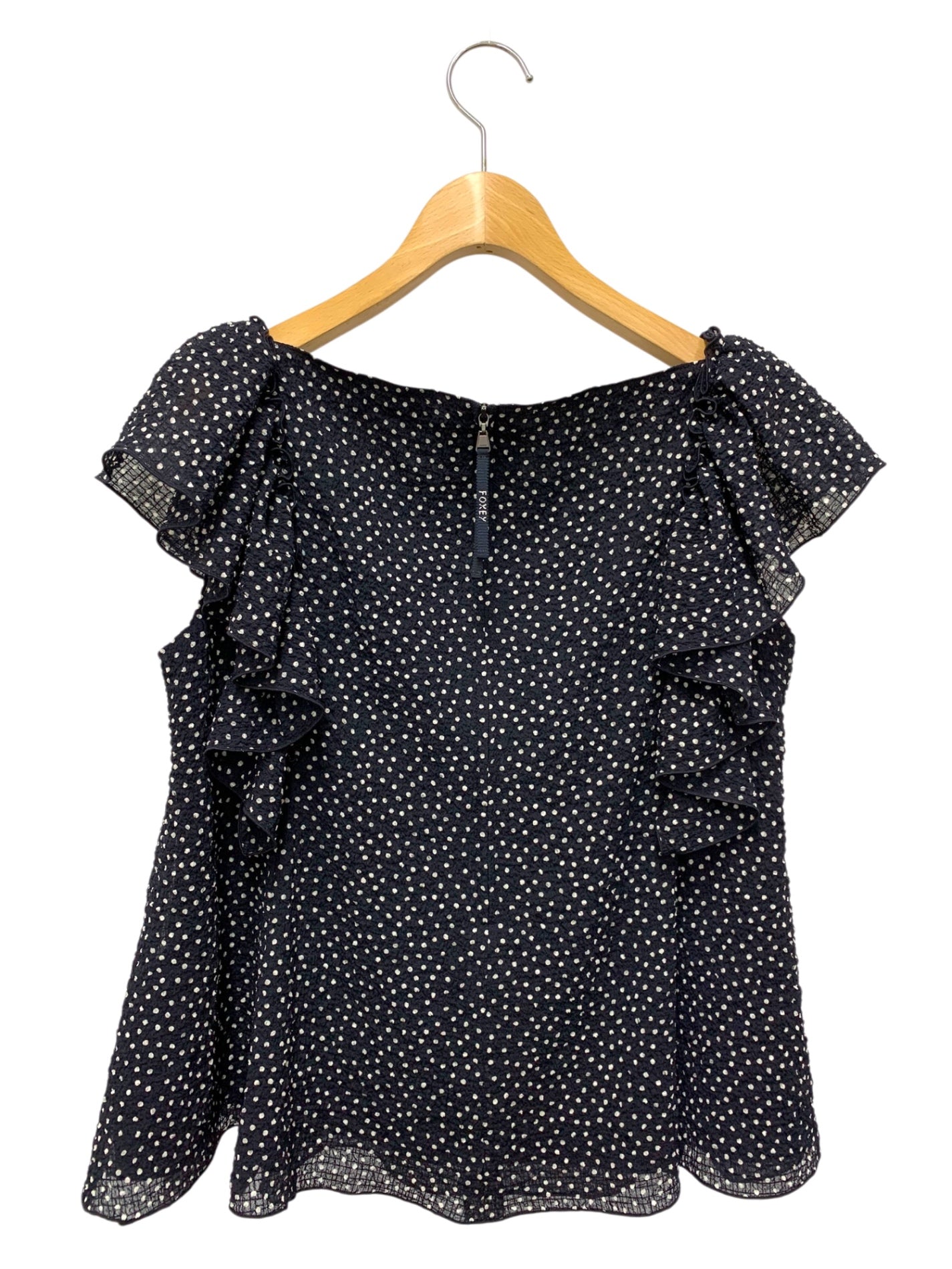 フォクシーニューヨーク Blouse Papillon 44656 ブラウス 40 ネイビー IT78B6RBZFKC