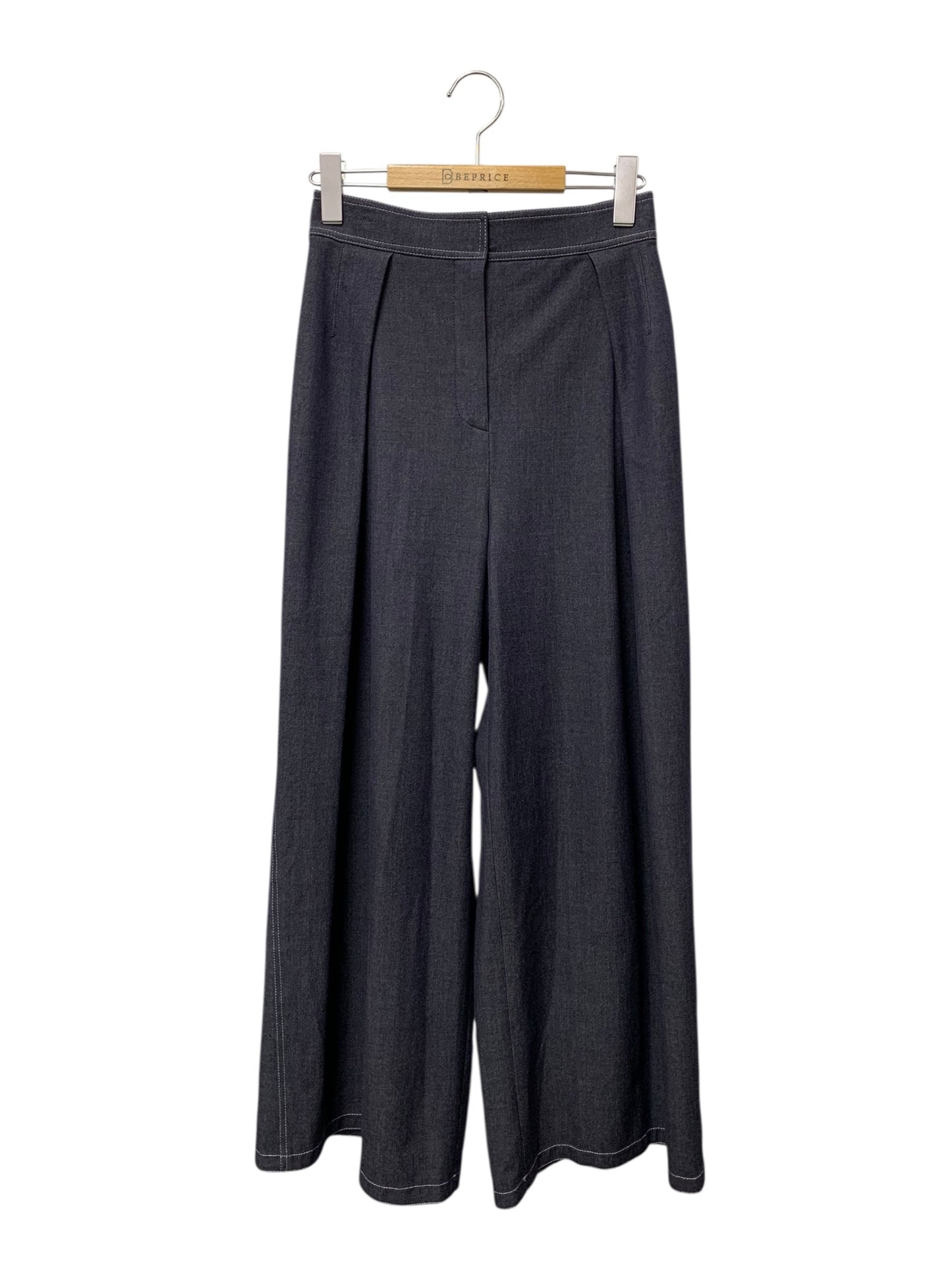 ルネ 6415180 デニムパンツ 36 ネイビー ストレッチ ワイド ITO67LKLX5UA