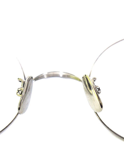 オーマイグラス東京 LS-1 メガネ シルバー Oh My Glasses TOKYO × less is_jp チタニウムフレーム フルリム ラウンド IT3P4Z94DLNU