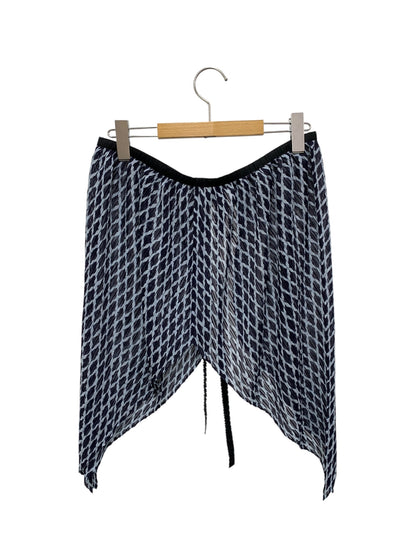 イッセイミヤケ IM42FG229 ラップスカート ブルー シアー ITJD61OWWOWR
