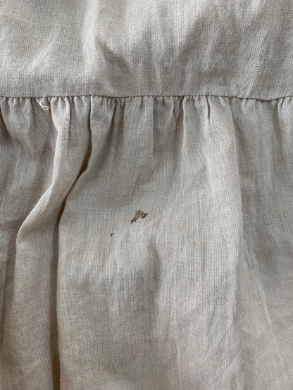 マリハ Vネックワンピース 36 ベージュ ティアード コットン IT6VK4U2VXR6