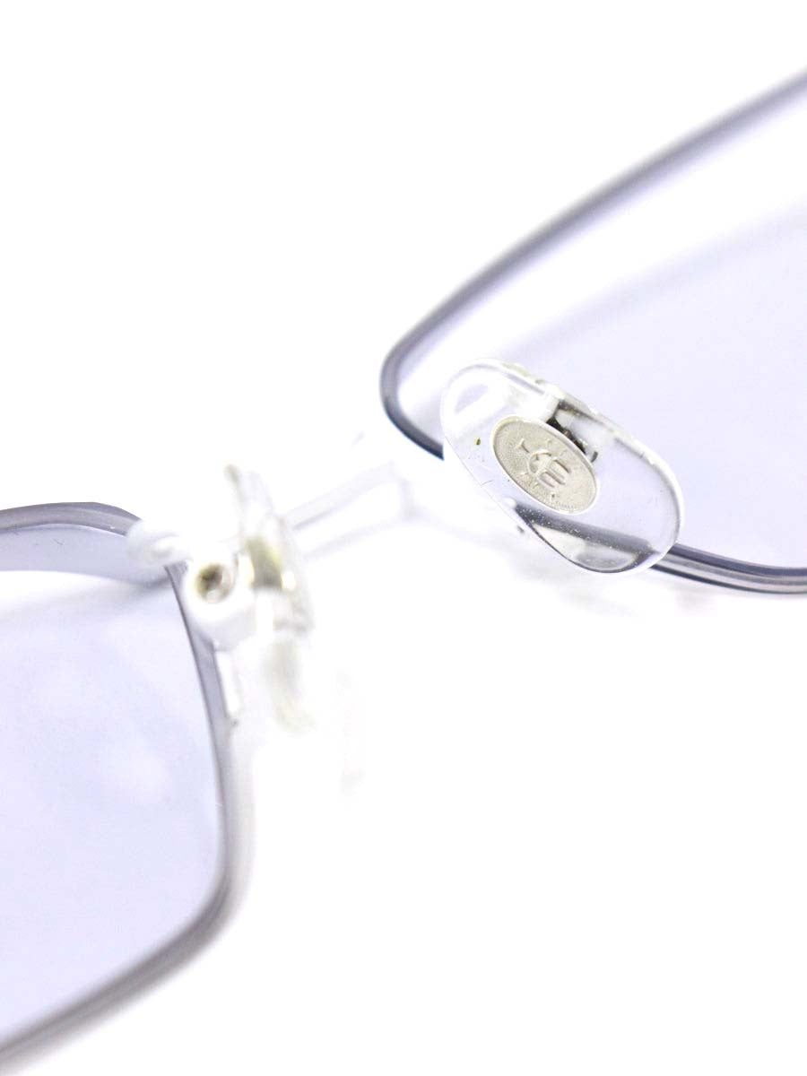 サムライ翔 SS-T26 メガネ ホワイト/ブラック ハーフリム スクエア ITZHAX3UFMOS