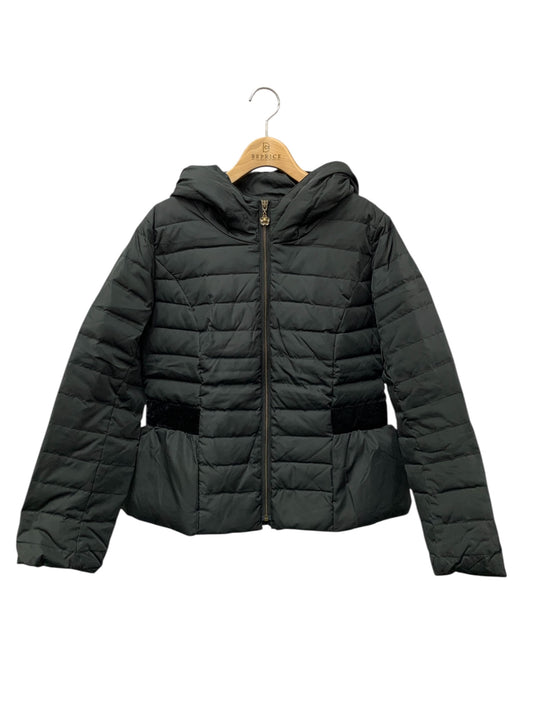 ギャラリービスコンティ コート 3 ブラック フード ベロア IT6R0B52TNLQ